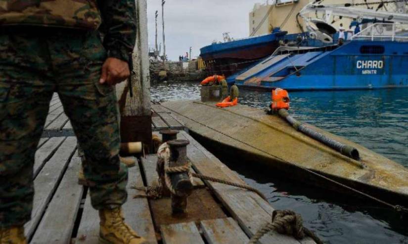 Manabí: Detienen semi sumergible con ecuatorianos en aguas internacionales