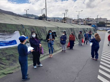 El hospital IESS Quito Sur está al 150% de su capacidad