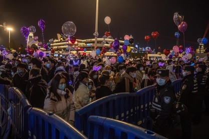 Así fue el fin de año en Wuhan