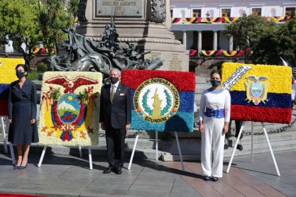 Ofrenda foral por el Primer Grito de Independencia