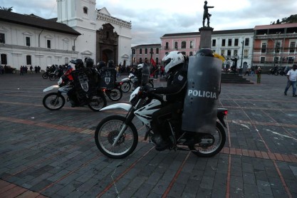 Postales de las movilizaciones en Quito