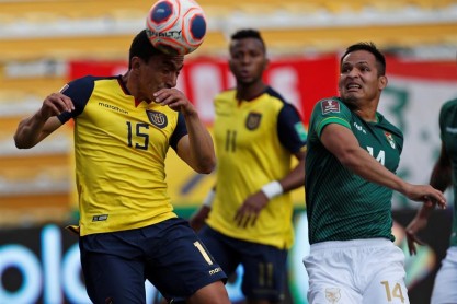 Postales del partido Bolivia vs. Ecuador