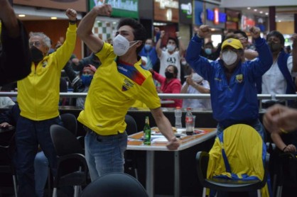 Así se vivió el triunfo de Ecuador en Guayaquil y Cuenca