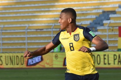 Postales del partido Bolivia vs. Ecuador