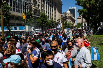 Argentina despide a Diego Armando Maradona