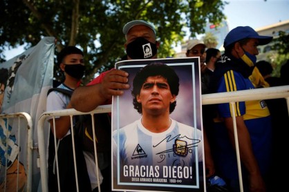 Argentina despide a Diego Armando Maradona