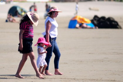 Poca afluencia de turistas en Manta durante el feriado