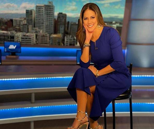 Denisse Molina, presentadora y reportera de Ecuavisa.