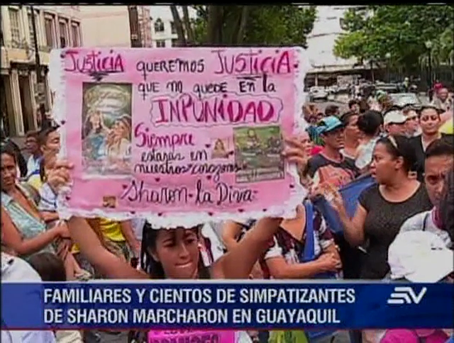 Piden justicia para Sharon