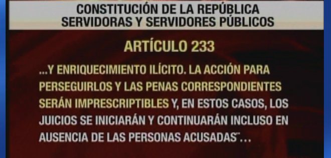 Rossana Alvarado rechazó que reformas al COIP se hicieran por temor