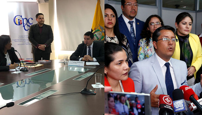 CPCCS se divide en 2 grupos tras denuncias contra Tuárez