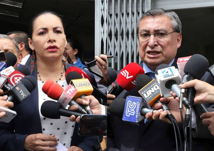 2 vocales del CNE rinden versión por fraude electoral