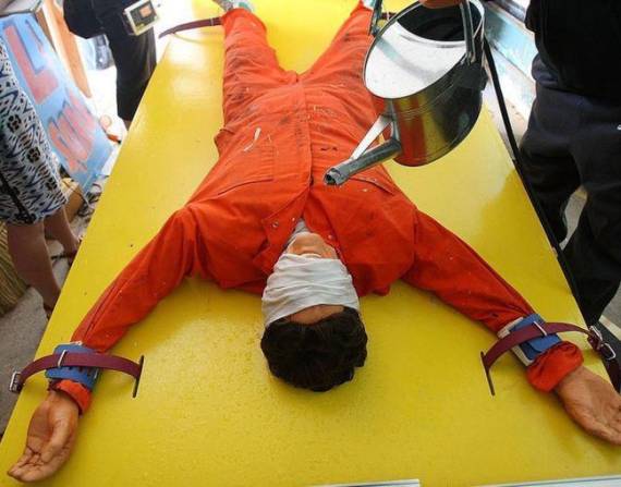 Una de las técnicas practicadas en Guantánamo fue la llamada waterboarding.