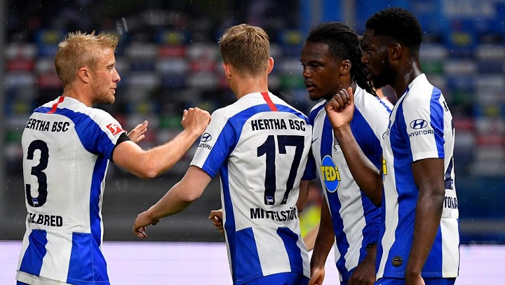 Hertha gana por goleada al Unión en el derbi de Berlín