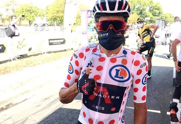 Carapaz: &quot;Disfruté del jersey de la montaña, pero Pogacar fue mejor&quot;