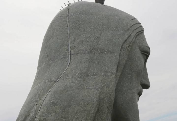 Fotógrafo muestra Río de Janeiro desde la cabeza del Cristo Redentor