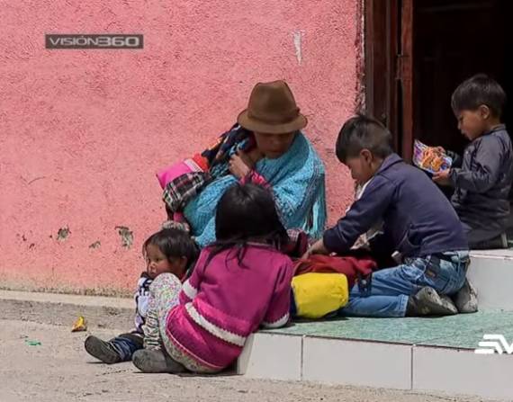 La desnutrición infantil crónica en Ecuador puede complicarse. Foto: Ecuavisa.