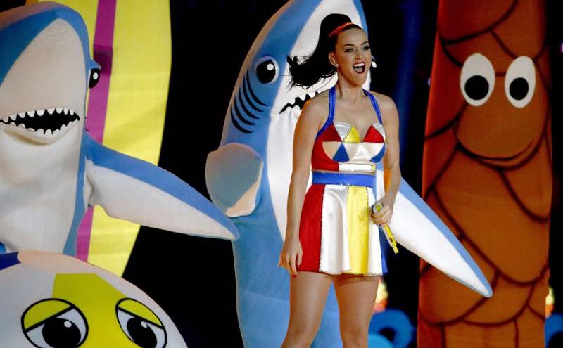 (VIDEO) La presentación de Katy Perry que dejó sin aliento en el Super Bowl