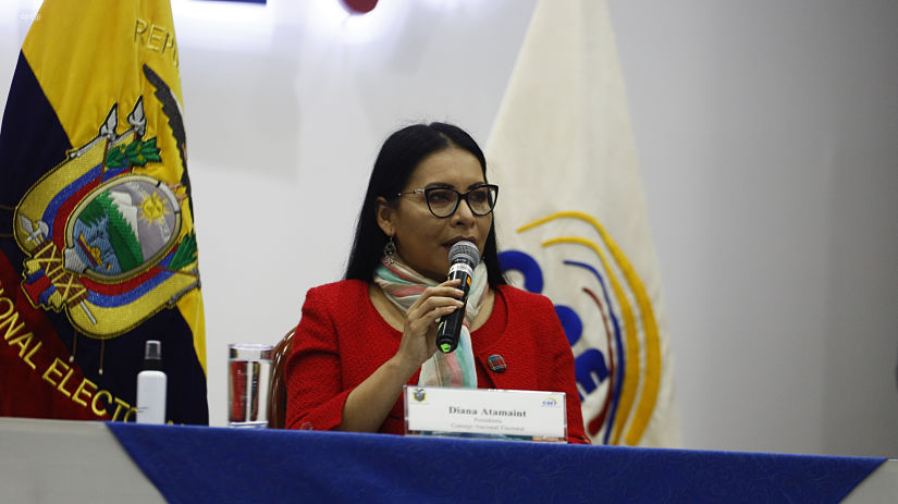 En 4 días se proclamarán resultados oficiales, dice Diana Atamaint