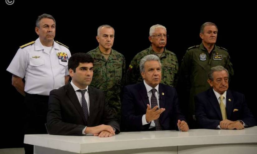 Moreno culpa a Correa de “intento de golpe de Estado”