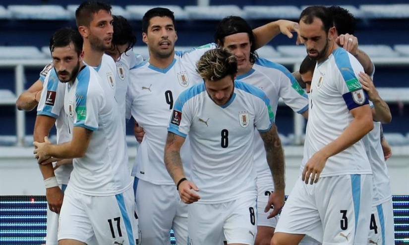 Uruguay golea a Colombia en Barranquilla