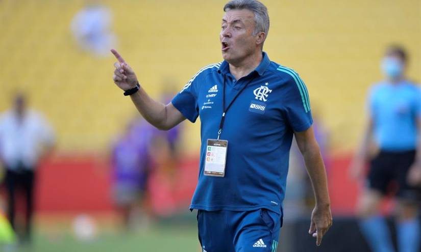 Entrenador de Flamengo también da positivo para COVID-19