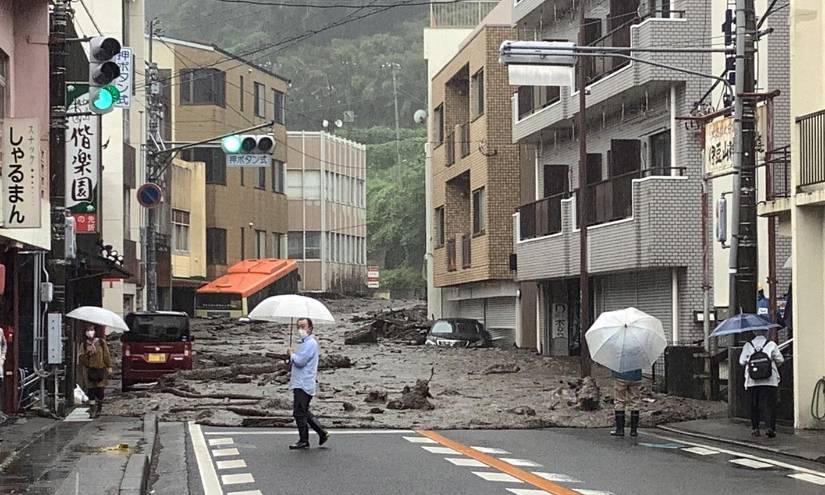 Las lluvias récord en Japón dejan 2 muertos y una veintena de desaparecidos