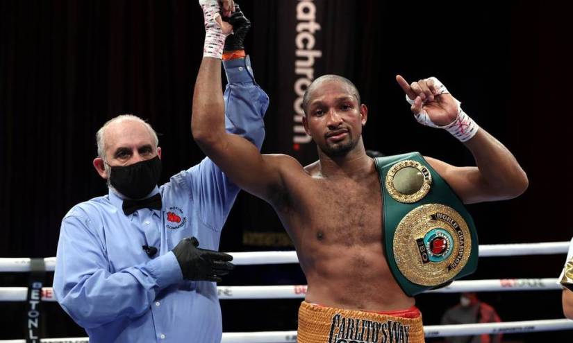 Carlos Góngora retiene su título mundial de boxeo