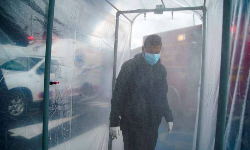 Coronavirus: expertos advierten sobre el uso de túneles de desinfección