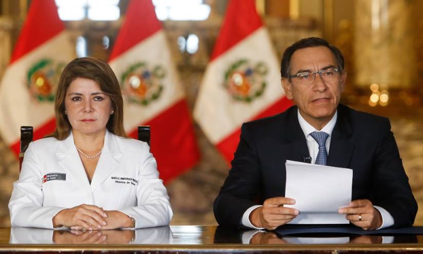 Presidente de Perú anuncia el primer caso de coronavirus