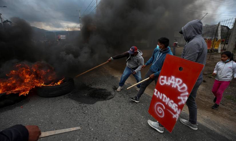 Conaie convoca a segundo día de protestas para este miércoles; Iza puso 7 condiciones para regresar a calma