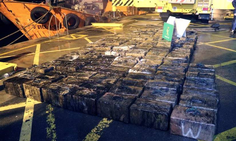 España: Incautan 266 kg de cocaína procedente de Ecuador