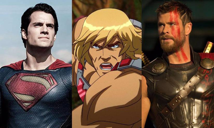 Henry Cavill y Chris Hemsworth pelean por ser He-Man en Masters of the Universe