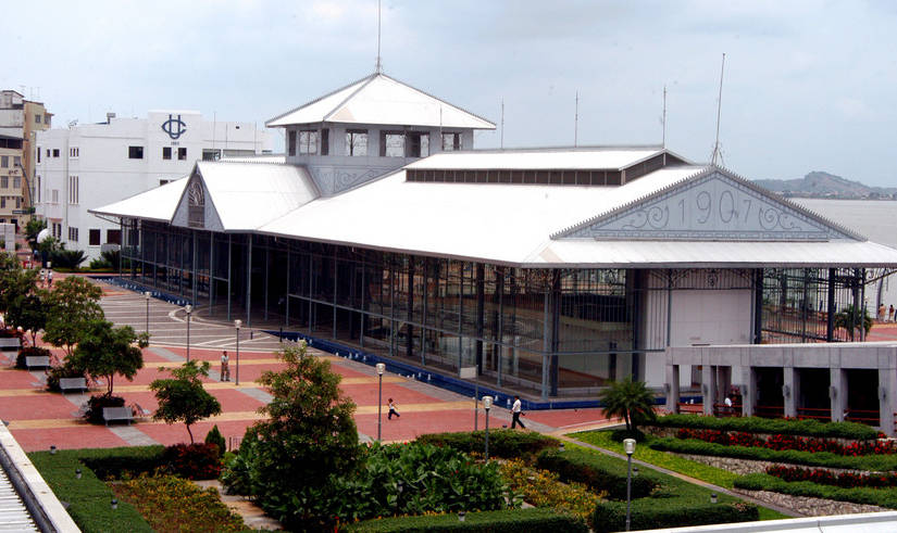 Recordando en Guayaquil el Mercado Sur, actualmente el Palacio de Cristal