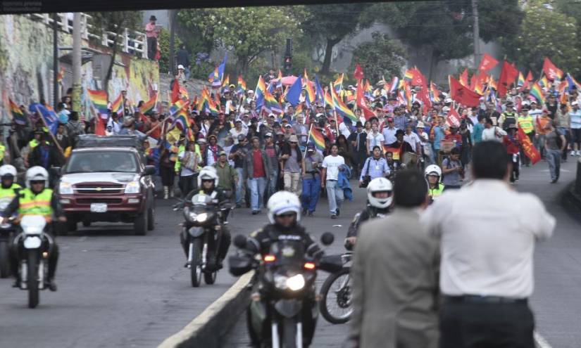 Marcha indígena: Dirigentes dicen que no existe división en el movimiento