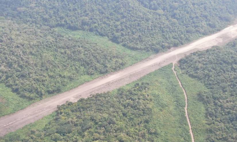 Hallan en Manabí la narcopista más grande del Ecuador