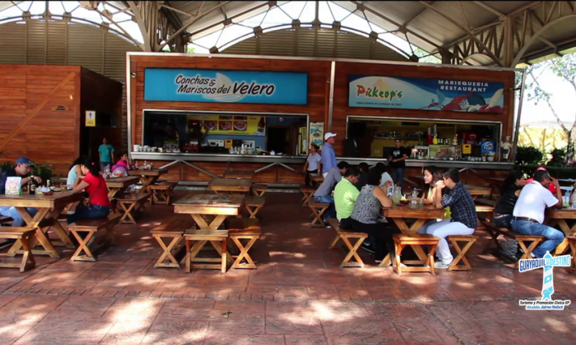 Conociendo el Malecón del Estero Salado, Plaza de los Mariscos, Fuente Monumental de Aguas Danzantes