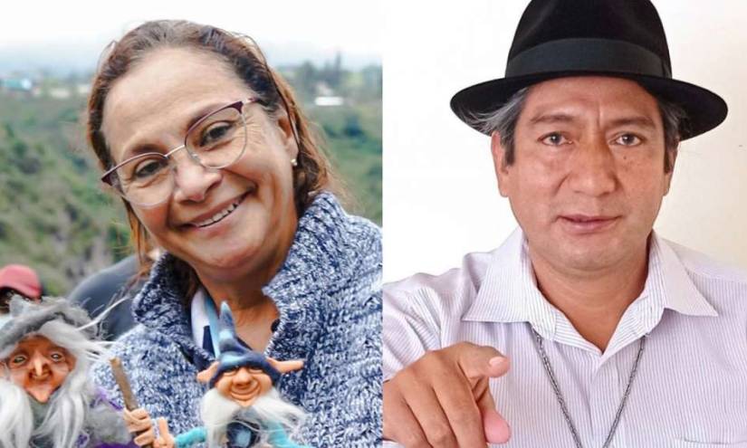 Pierina Correa y Salvador Quishpe, precandidados a presidir la Asamblea