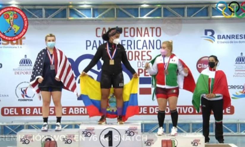 Neisi Dajomes logra 3 medallas de oro en Panamericano Senior