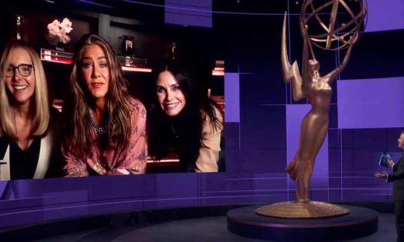 Las actrices de Friends se reúnen en los Emmy 2020