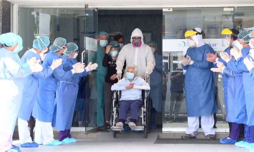 Mujer de 89 años venció al coronavirus en Guayaquil
